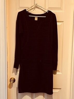 Balance Collection Black Mini Dress with Waist Tie